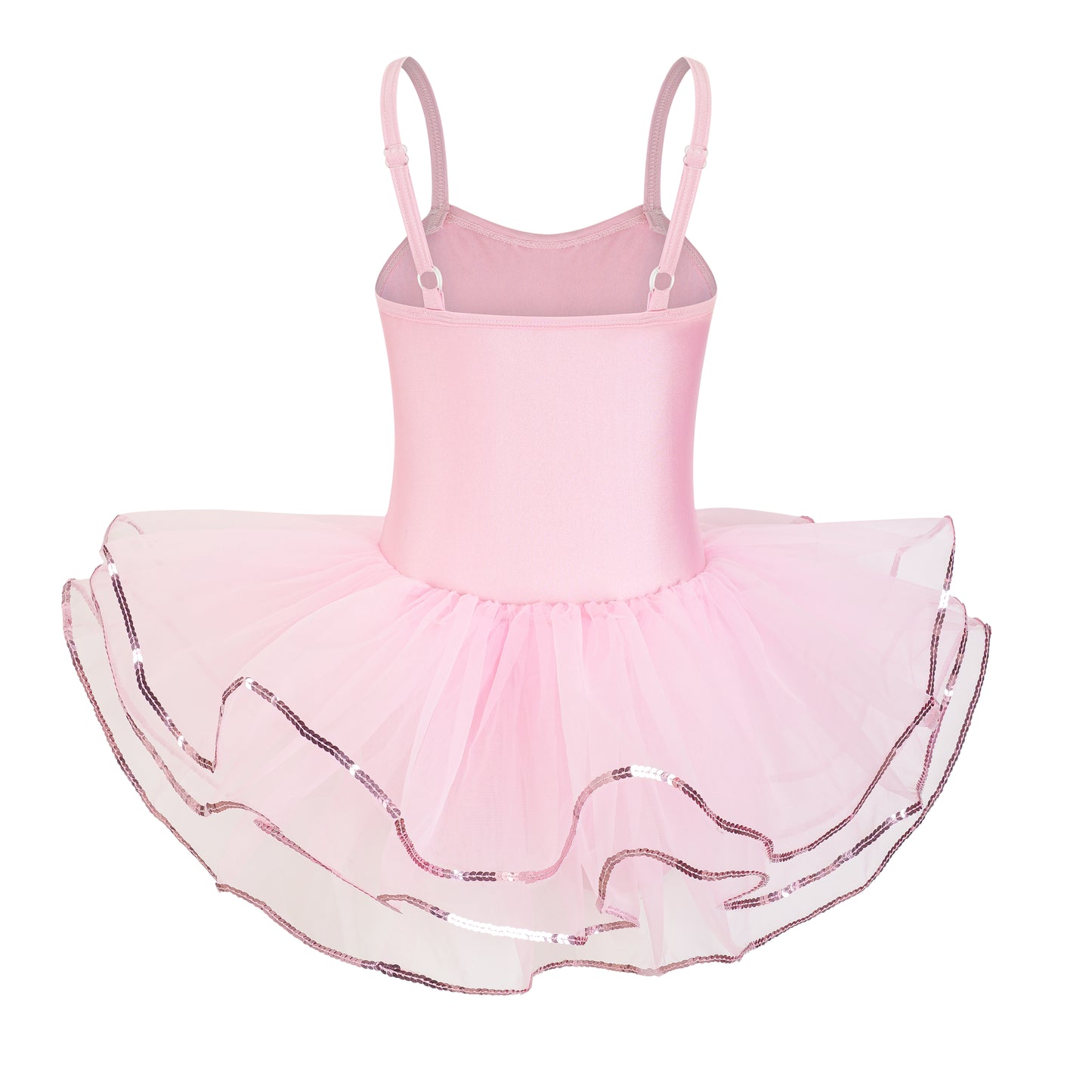 Enchanta Olivia Girls Sequin Leotard Dress Costumes. Ballet Leotards Tutu Dress Ballerina Outfit Dance Costume for Kids